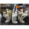 Image 1 : 6 Carved stone statuettes