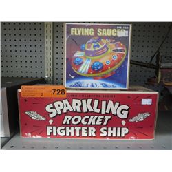 2 Collectible tin toys