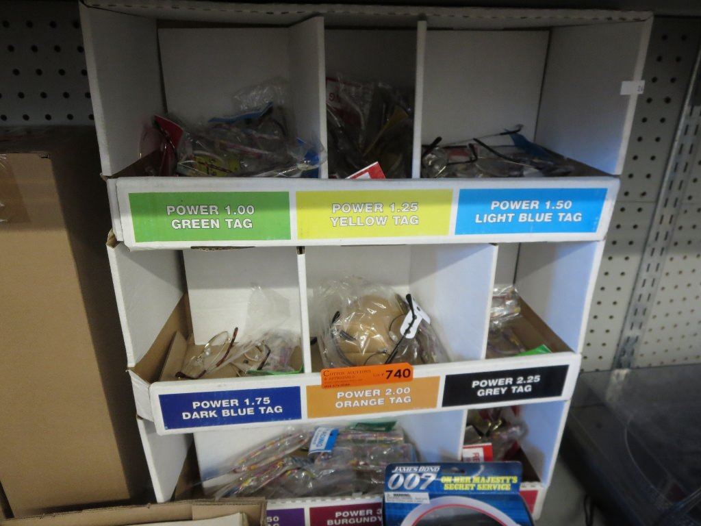 Display rack of reading glasses