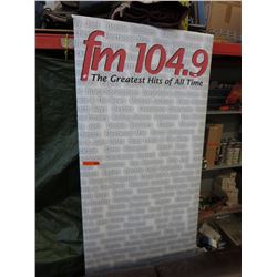 Defunct Vancouver 104.9 radio station banner