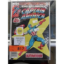 5 Captain America comics - 1981 & 1982