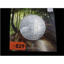 2013 Canadian $20 Fine Silver coin - "Wolf"