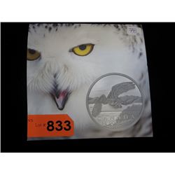 2014 Canadian $50 Fine Silver coin - "Owl"