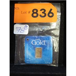 .25 Grams of .995% Gold