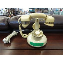 Vintage Ivory coloured cradle phone