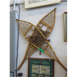 Vintage snowshoes made by Faber Canada