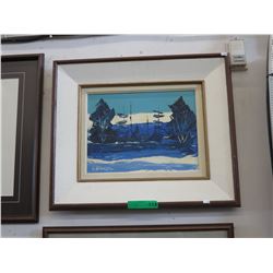 Original signed "Christina Baron" painting