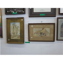 2 Victorian English water colours
