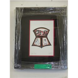 Framed Richard Shorty print "Copper Design"