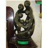 Image 1 : Large carved soapstone statue - Family group style