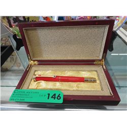 New fountain pen in gift box