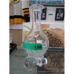 Crystal decanter with stopper