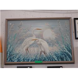 A Maley - framed paint on canvas