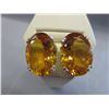 Image 1 : New 23.07 CTW Citrine Earrings