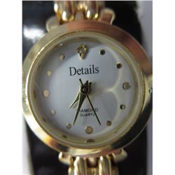 New Ladies Details Diamond Quartz watch