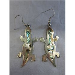 New Abalone & Sterling Silver Earrings