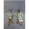 Image 1 : New Abalone & Sterling Silver Earrings