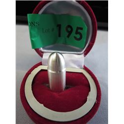9 mm Silver bullet. Inert Cartridge
