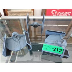 3 Die Cast Star Wars toys - used