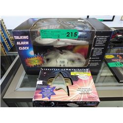 Vintage Star Trek alarm clock & communicator