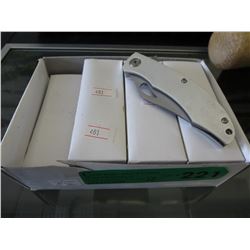 12 New folding knives - 2.5" blades