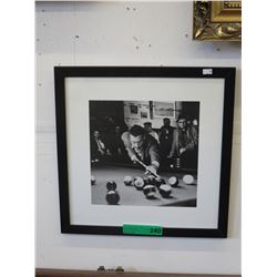 Framed Paul Newman print