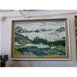 Original oil on board "My Fathers World"
