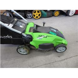 Green Works battery operated lawnmower - used