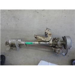 Vintage - Siegel style gas powered outboard motor