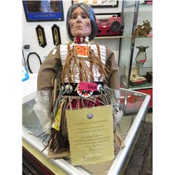 Hand crafted Indian doll by Nanci