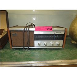Mid-Century Sony electric radio