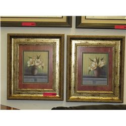 2 Still life prints - Well framed