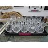 Image 1 : 25 Crystal glasses