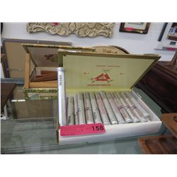2 Cigar boxes with empty tubes & wrappers