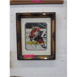 Autographed Theo Fleury print