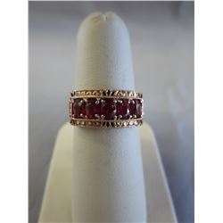 14KT Rose Gold Red Spinel Ring