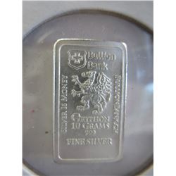 FIRST RELEASE 10 Gram Gryphon Silver Bar