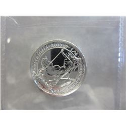2013 Britannia Silver 50 pence coin