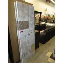 2 Large canvas wall art