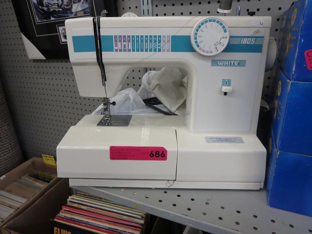White 1805 portable sewing machine