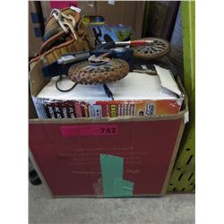 Box of miscellaneous used items