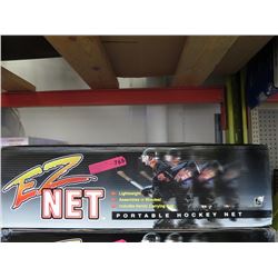 EZ Net portable hockey net.