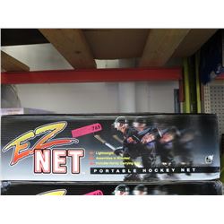 EZ Net portable hockey net.
