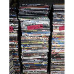 60 Used DVD movies - approximate count