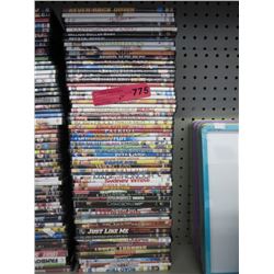 60 Used DVD movies - approximate count