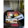 Image 1 : Assorted miscellaneous items in basket