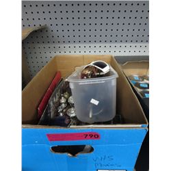 Hockey memorabilia and used sunglasses