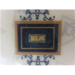 2 x 1 Grain .9999 Fine Gold US mint certified bars