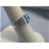 Image 2 : Blue Tanzanite & Diamond studded ring