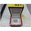 Image 3 : 1/4 CT White Diamond weave design ring